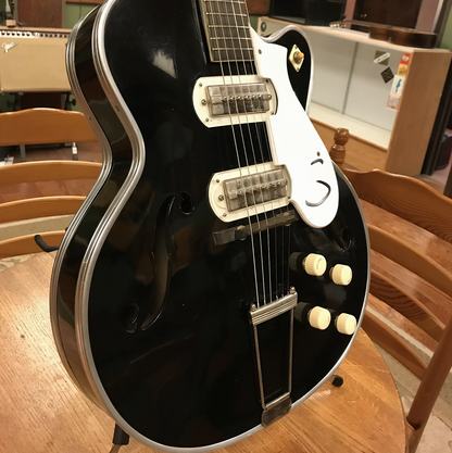 1955-1957 Silvertone H63/H64 Harmometal Espanada Black