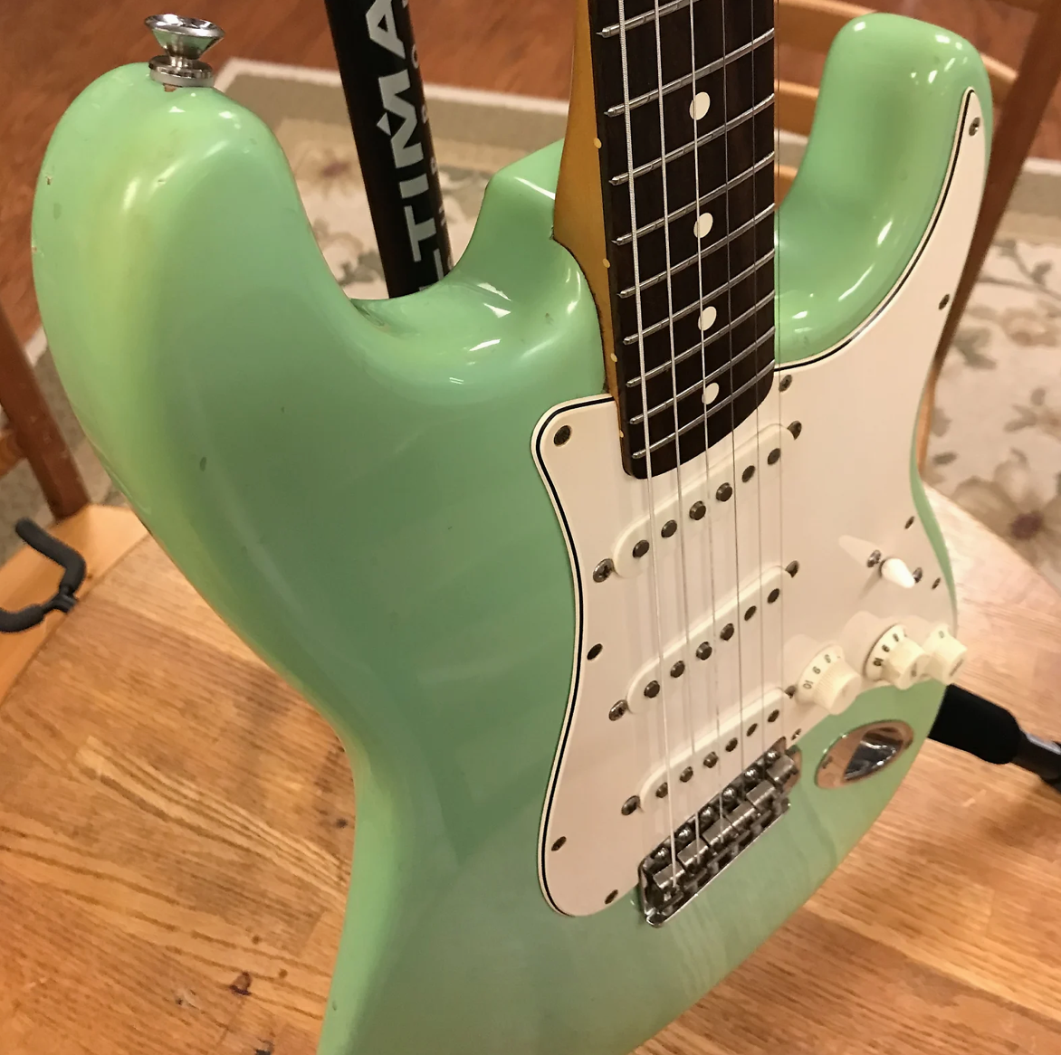 1986 Fender American Vintage '62 Stratocaster Surf Green AVRI