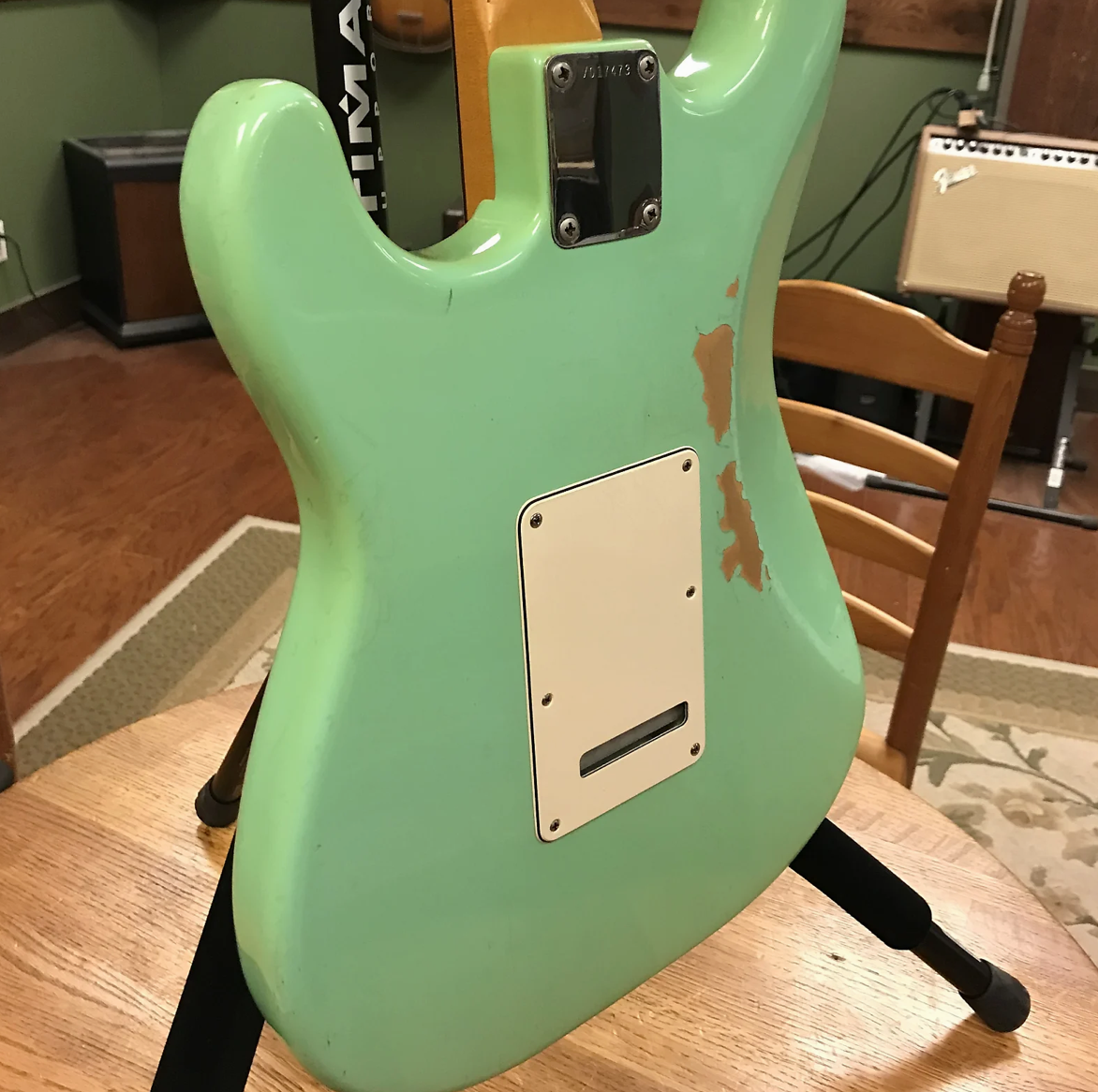 1986 Fender American Vintage '62 Stratocaster Surf Green AVRI