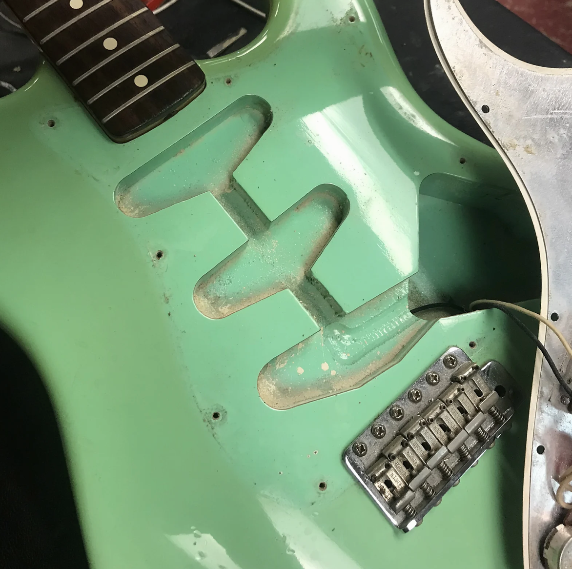 1986 Fender American Vintage '62 Stratocaster Surf Green AVRI