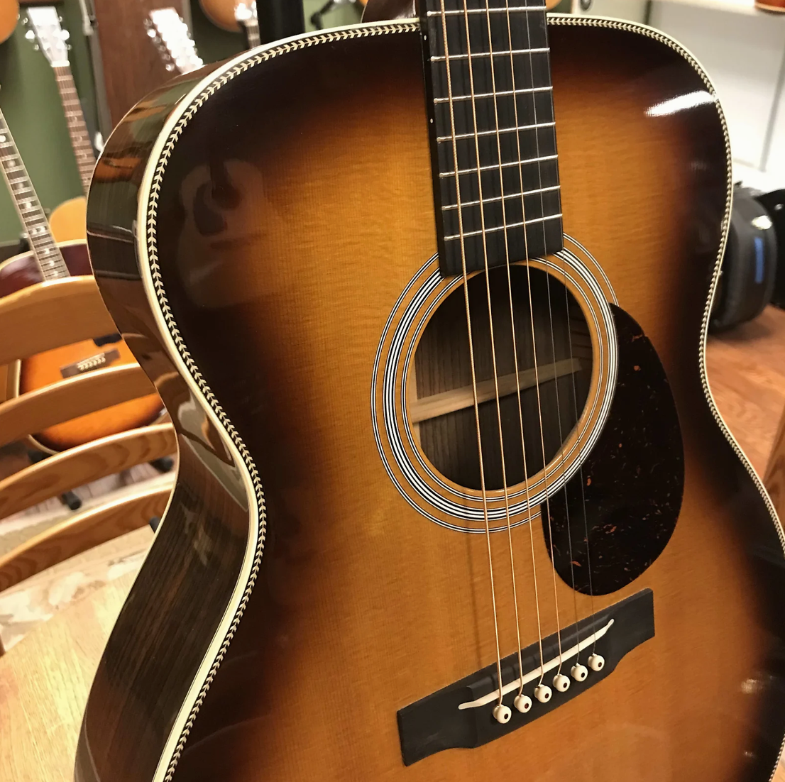 2012 Martin Custom Shop 0000/M28HV Sunburst