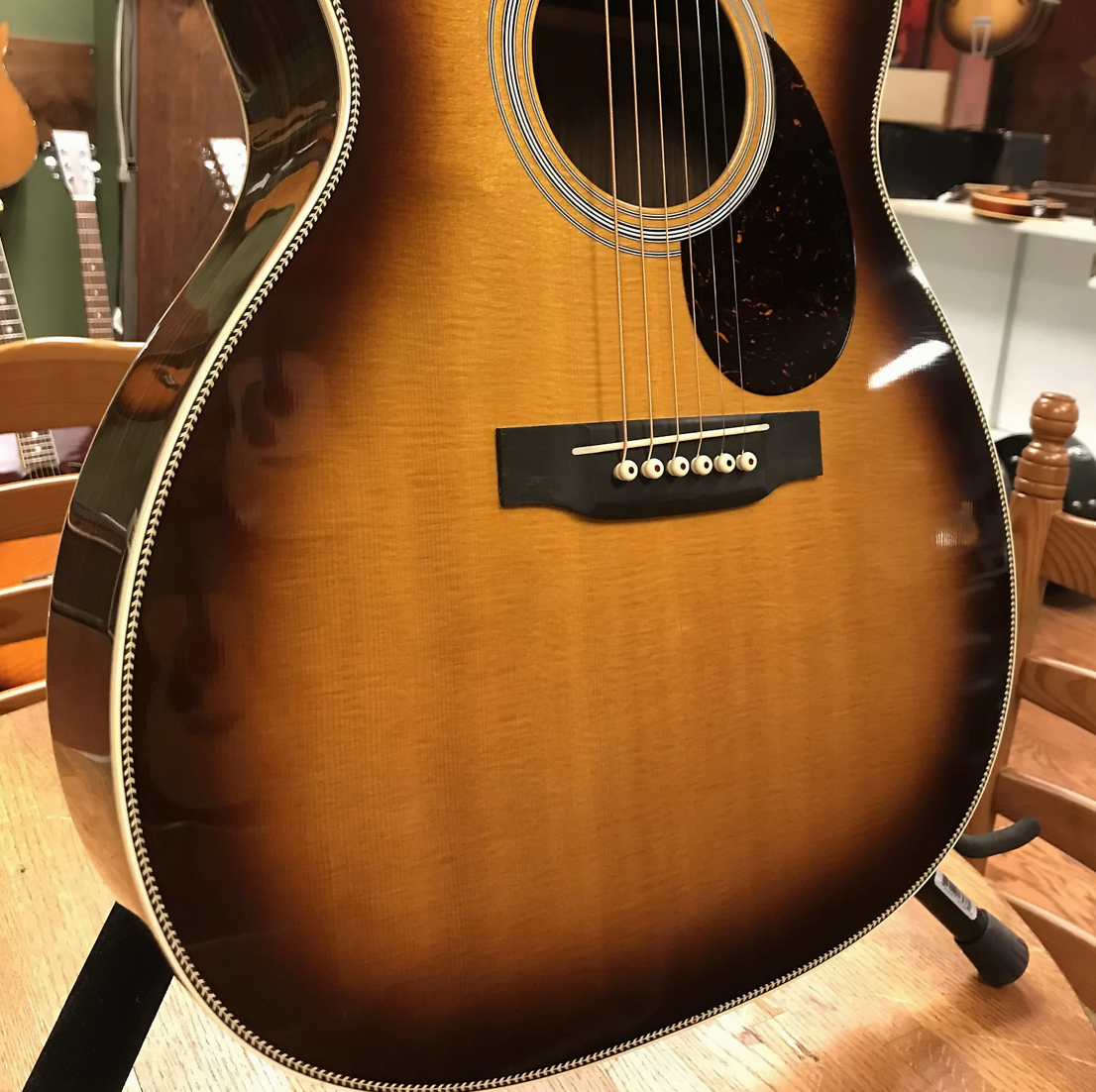 2012 Martin Custom Shop 0000/M28HV Sunburst