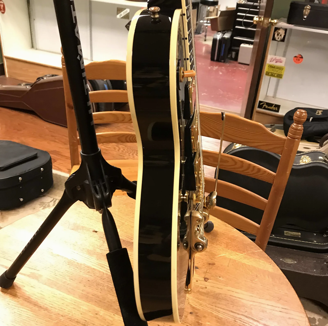 2006 Gibson Custom Shop 3-Pickup '57 Les Paul Custom Black Beauty Reissue with Bigsby Ebony Custom Inlay