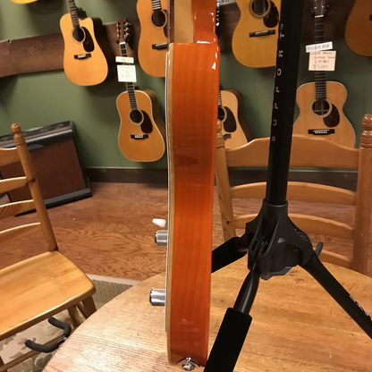 2001 Melancon Classic Artist (S) Flame Orange with Matching Headstock