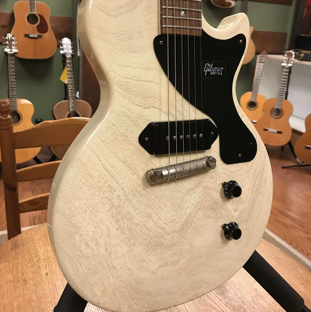 2018 Gibson Custom Shop Historic '57 Les Paul Junior Single Cut Lightly Aged TV White