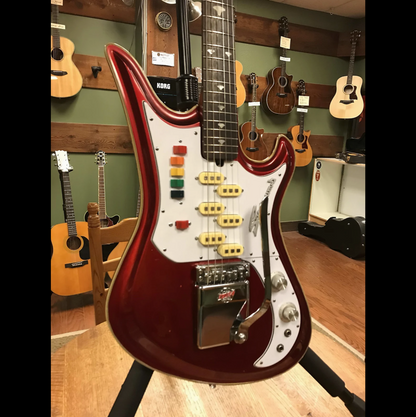 1966 Teisco Spectrum 5 Metallic Red