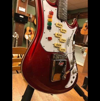 1966 Teisco Spectrum 5 Metallic Red