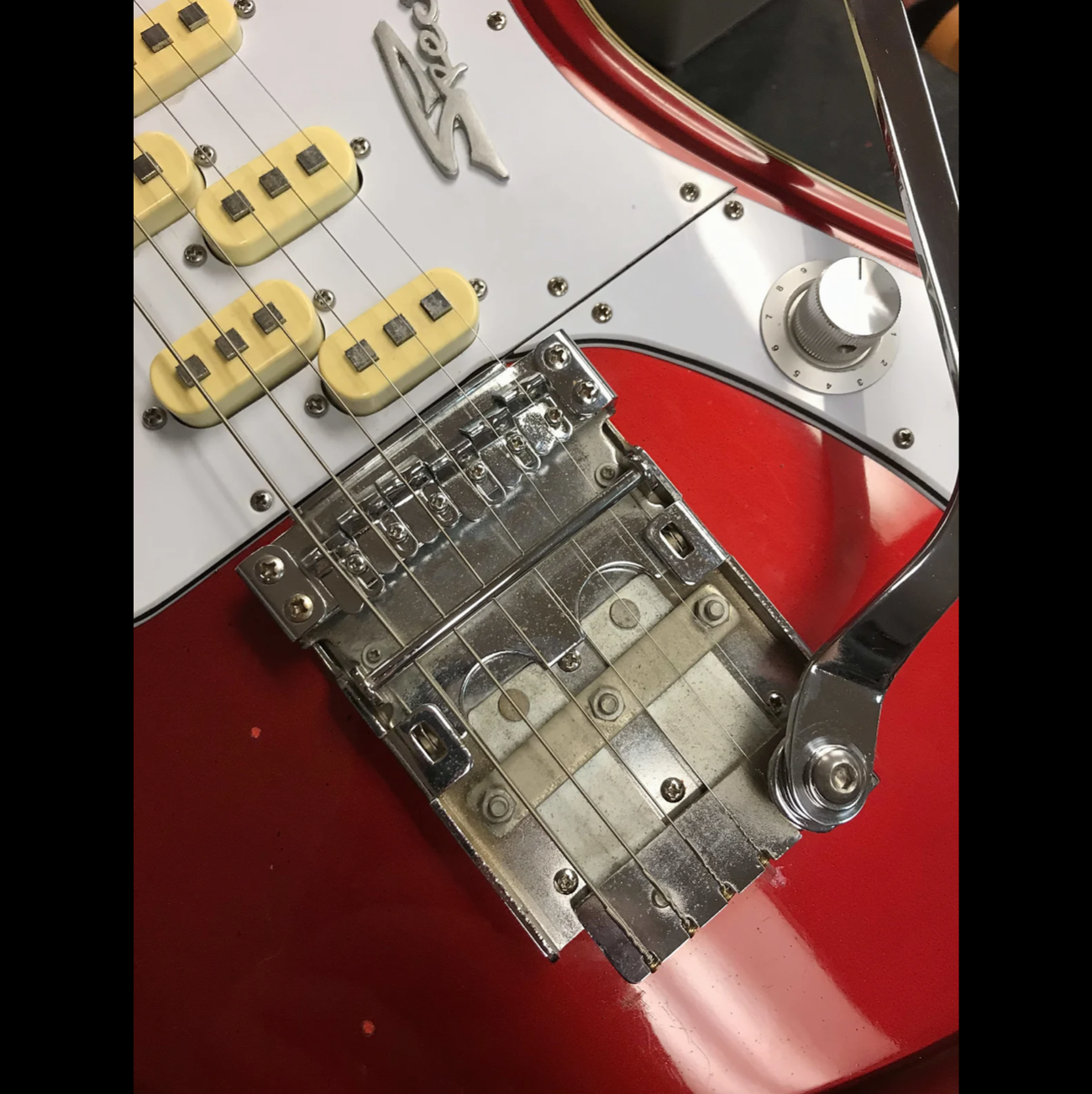 1966 Teisco Spectrum 5 Metallic Red