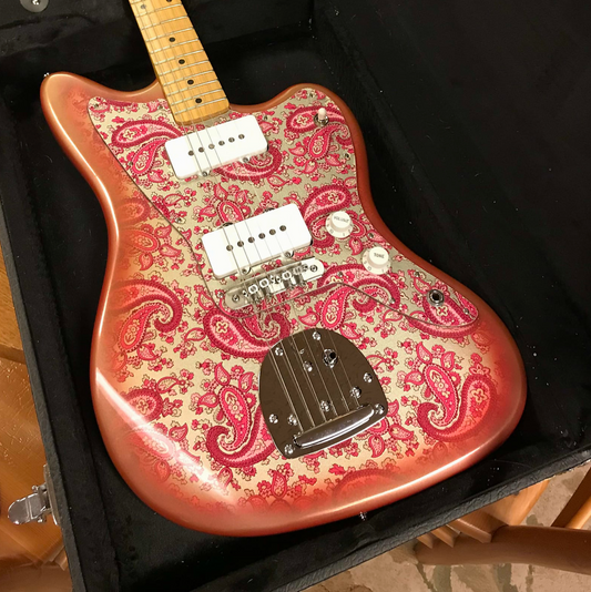 Crook J-Style Pink Sparkle Paisley Jazzmaster