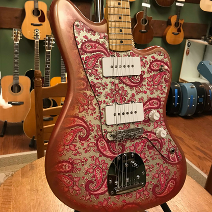 Crook J-Style Pink Sparkle Paisley Jazzmaster