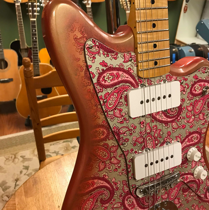 Crook J-Style Pink Sparkle Paisley Jazzmaster