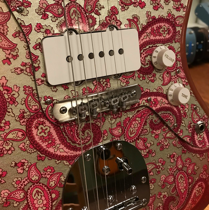 Crook J-Style Pink Sparkle Paisley Jazzmaster