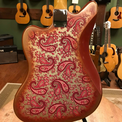 Crook J-Style Pink Sparkle Paisley Jazzmaster