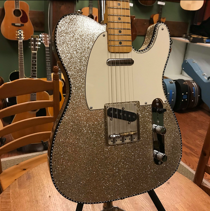 Crook T-Style Silver Sparkle with Matching Headstock Telecaster