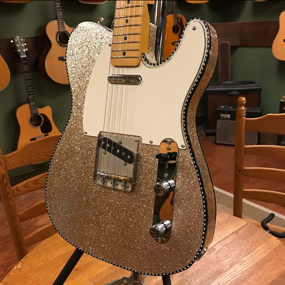 Crook T-Style Silver Sparkle with Matching Headstock Telecaster