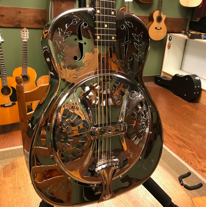 1977 Dobro Model 36 Floral Chrome