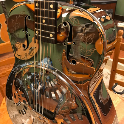 1977 Dobro Model 36 Floral Chrome