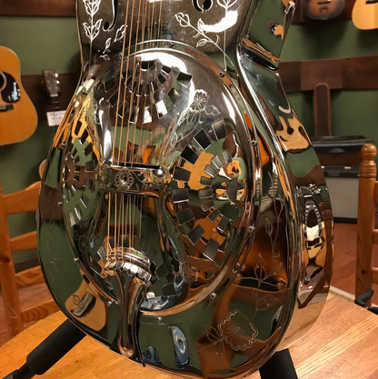 1977 Dobro Model 36 Floral Chrome