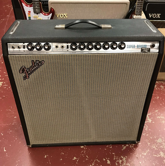 1972 Fender Super Reverb w/Blackface Mod & Dust Cover