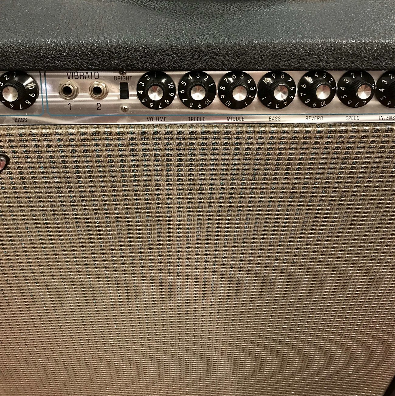 1972 Fender Super Reverb w/Blackface Mod & Dust Cover