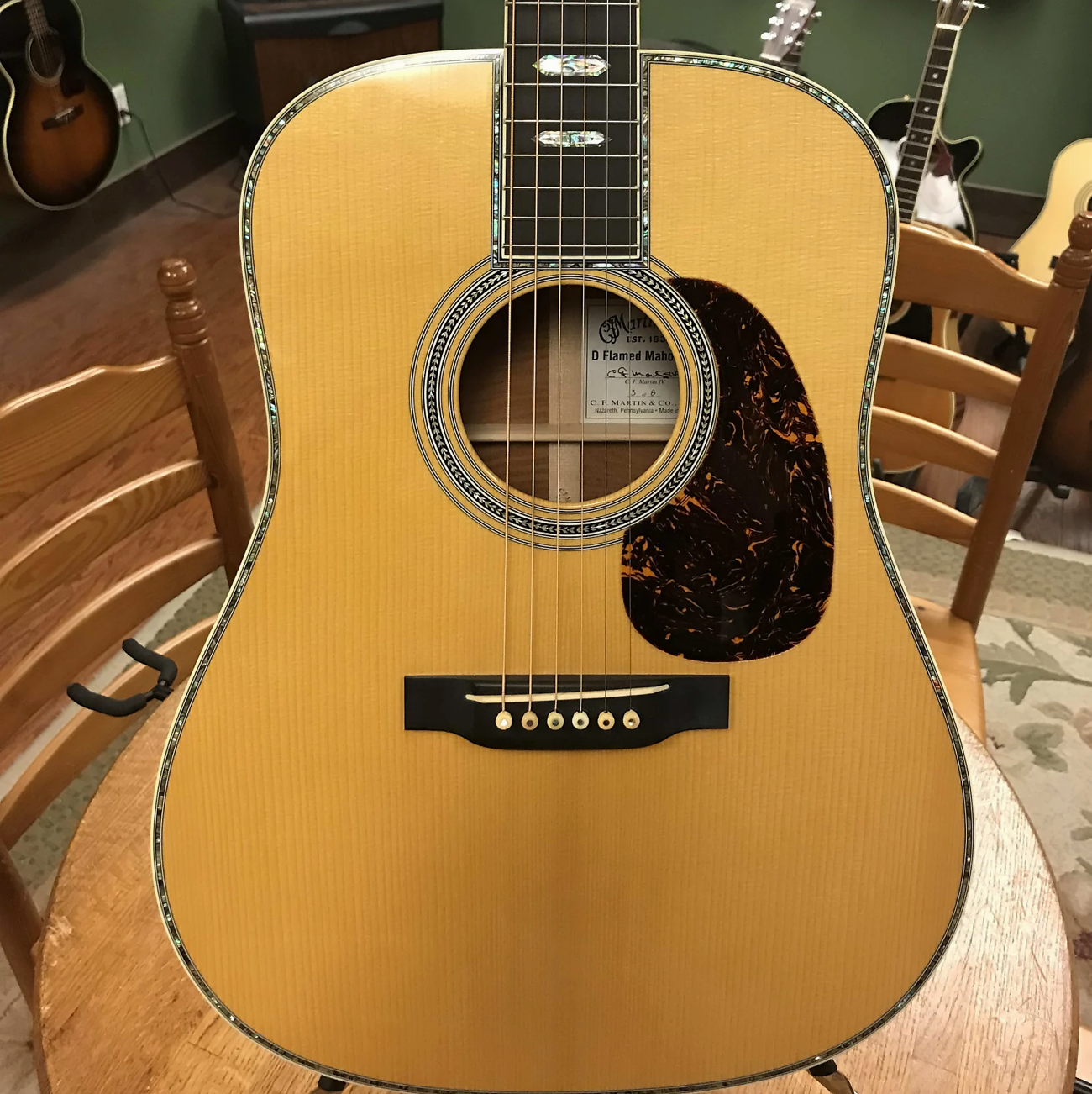 2009 Martin D Flamed Mahogany Limited Edition #3 of 8 Made Natural