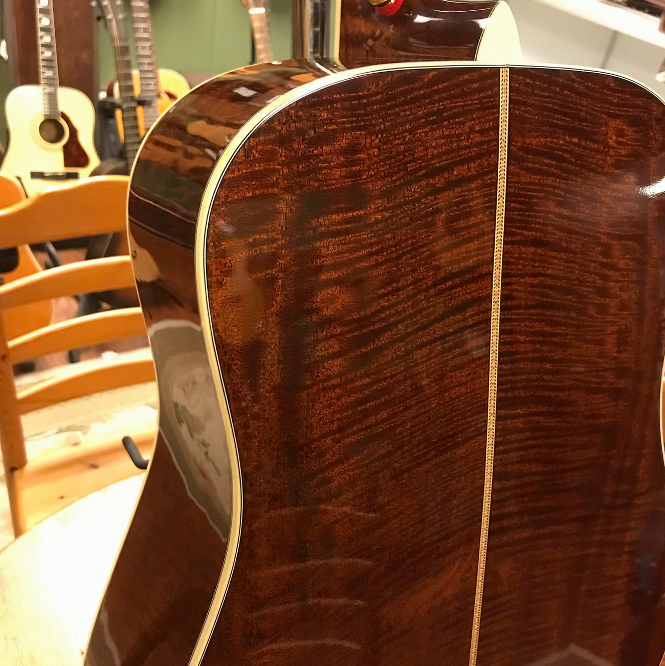 2009 Martin D Flamed Mahogany Limited Edition #3 of 8 Made Natural