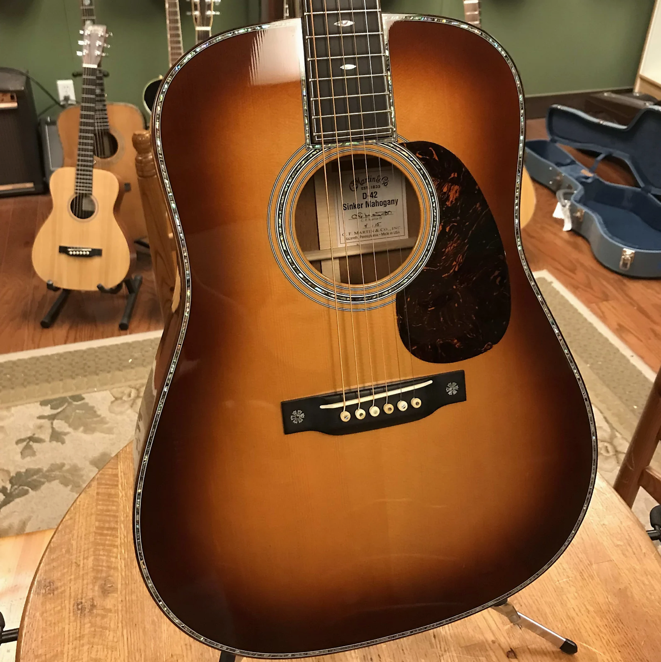 2012 Martin D-42 Sinker Mahogany Sunburst #4 of 15