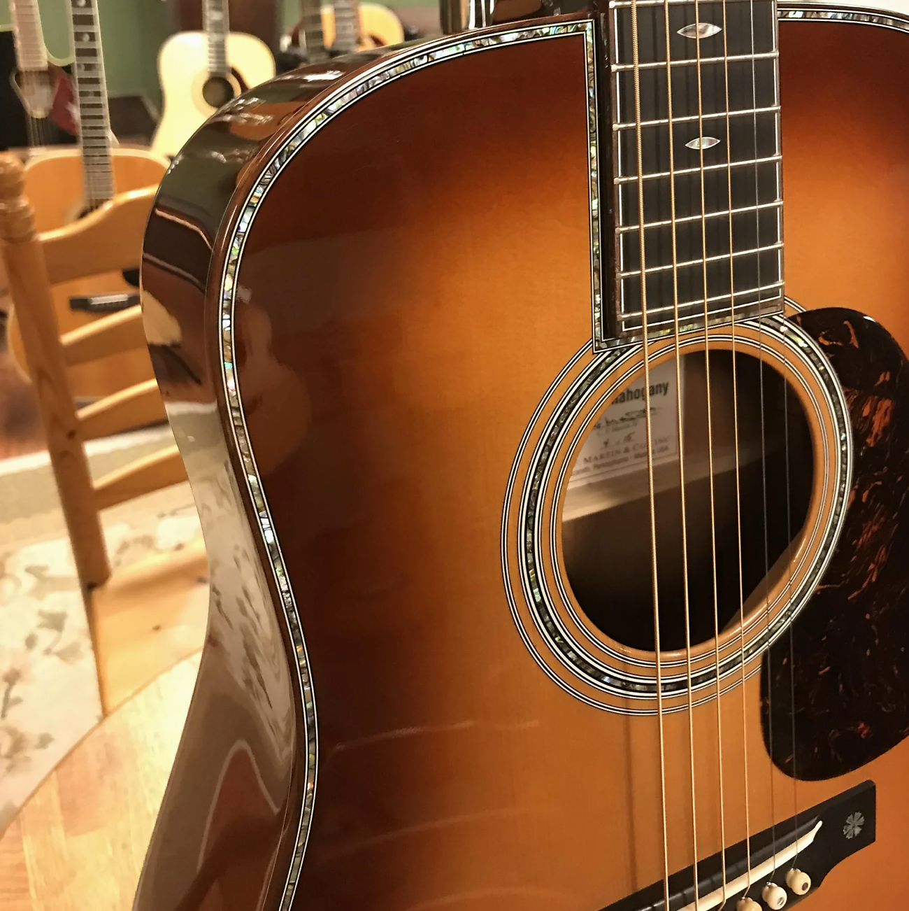 2012 Martin D-42 Sinker Mahogany Sunburst #4 of 15