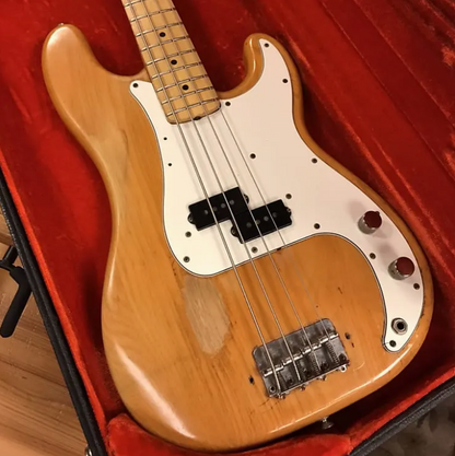 1975 Fender Precision Bass with Maple Fretboard Natural