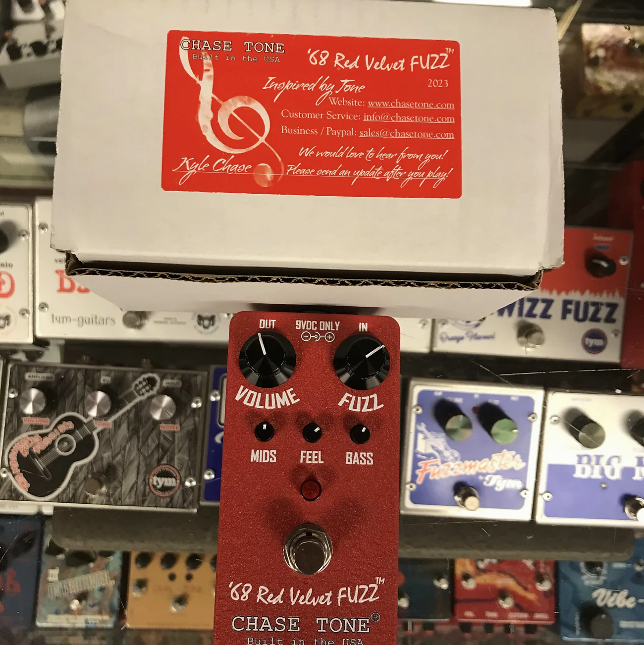 Chase Tone 68 Red Velvet Fuzz