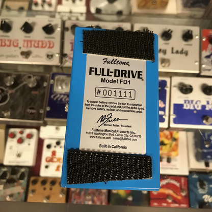 Fulltone FD1 Full-Drive 1 Overdrive Blue