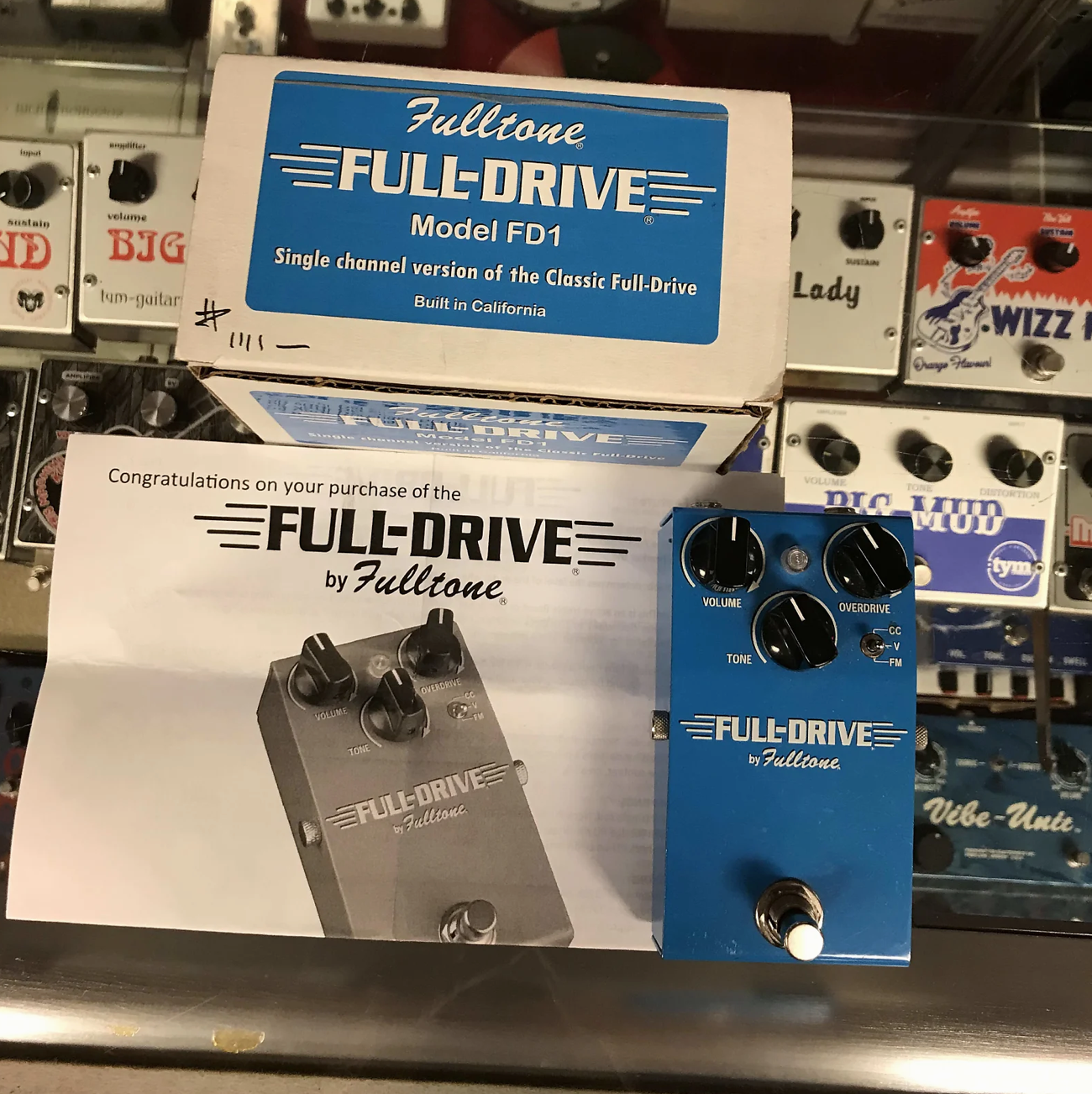 Fulltone FD1 Full-Drive 1 Overdrive Blue