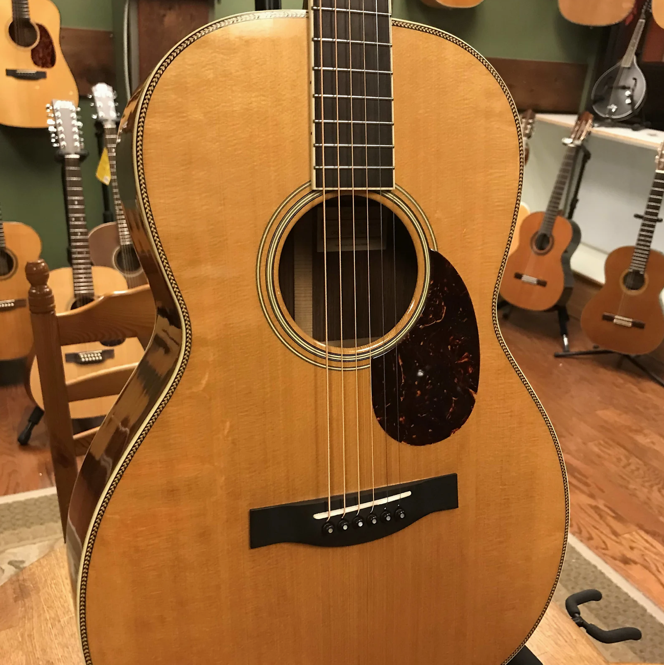 2001 Santa Cruz 000 European Spruce Top Natural