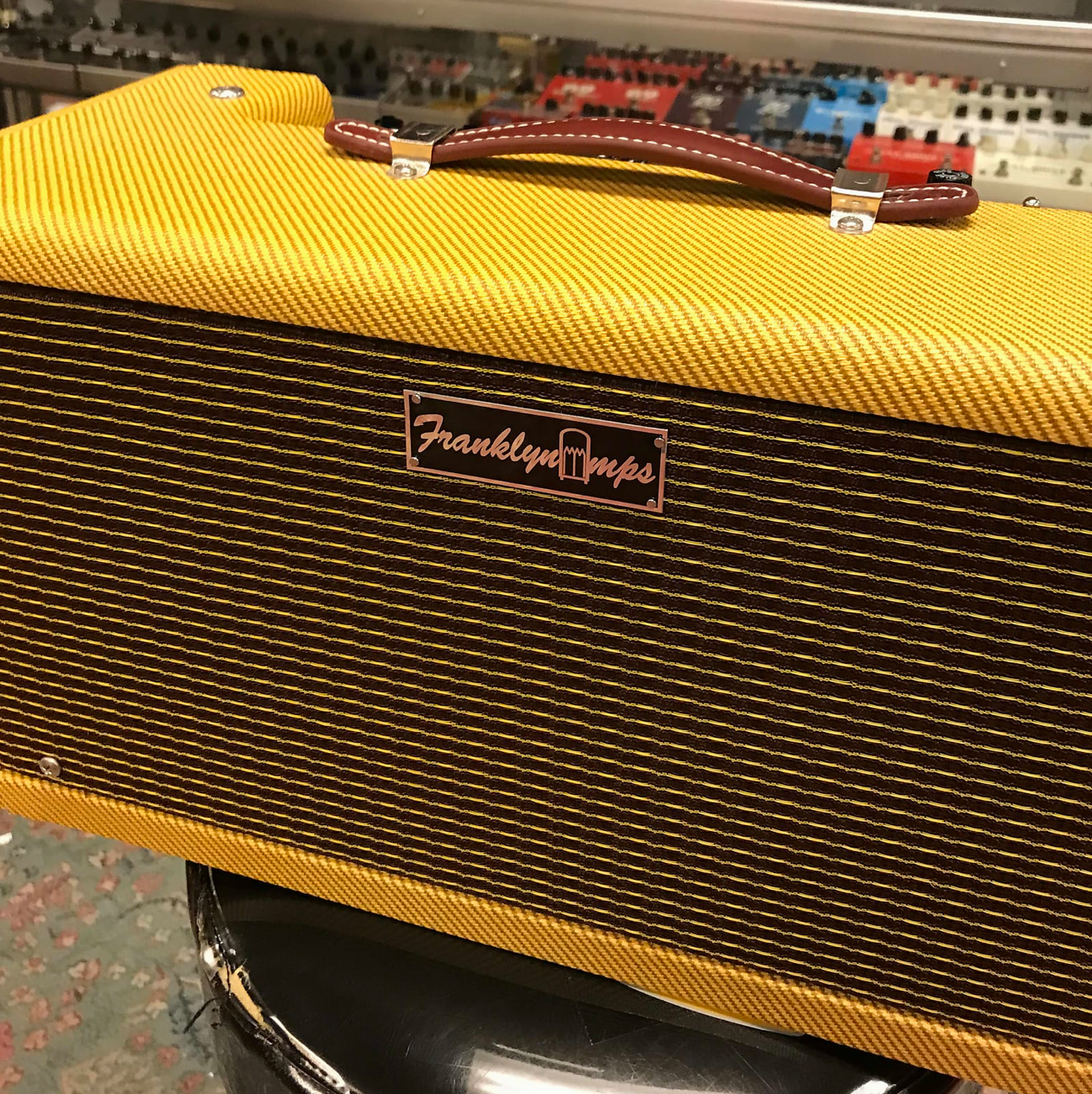 2021 Franklyn Amps 6G15 Reverb Unit Tweed