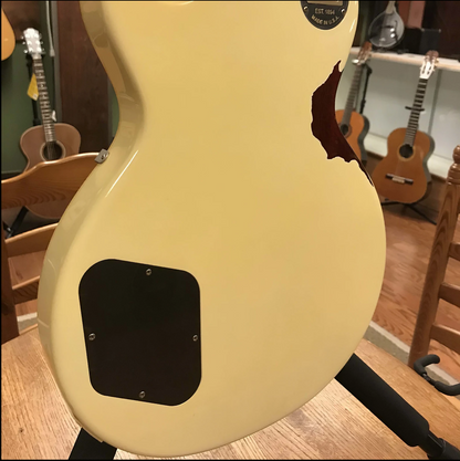 2017 Gibson Custom Shop Les Paul Standard Painted Over Classic White over Cherry Sunburst R8