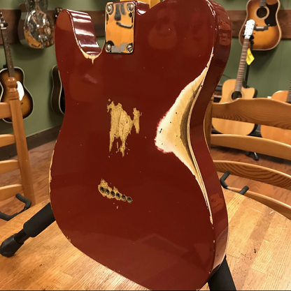 2023 Fender Custom Shop Limited Edition Reverse Esquire Heavy Relic Cimarron Red