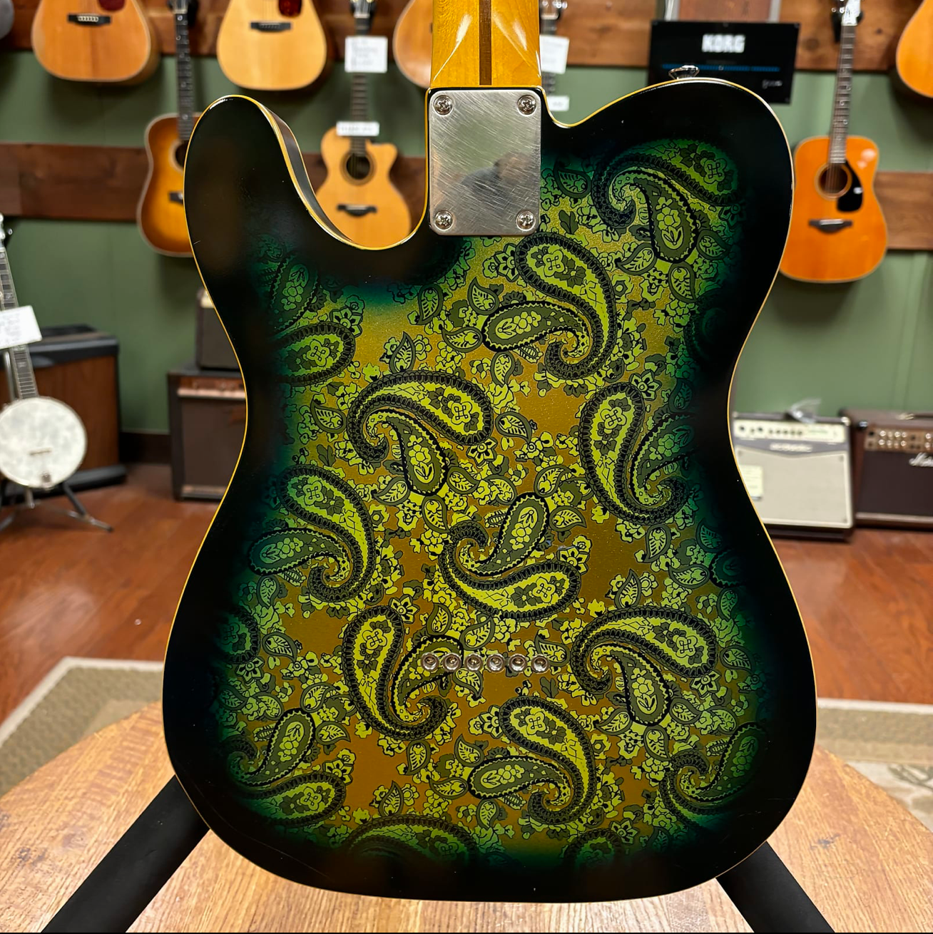 Berly T Style Thinline Blue Paisley Aged Authorized Dealer