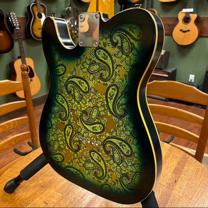 Berly T Style Thinline Blue Paisley Aged Authorized Dealer