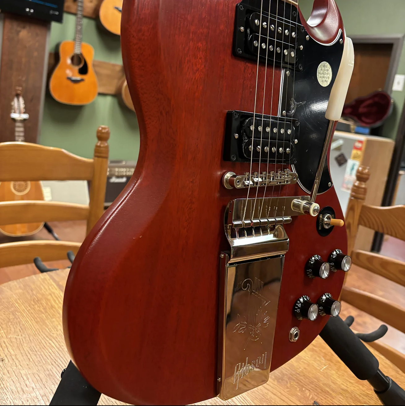 2022 Gibson SG Standard '61 Faded with Maestro Vibrola Vintage Cherry