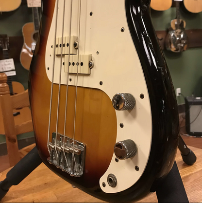 1983 Fender American Standard Precision Bass with Maple Fretboard Sunburst