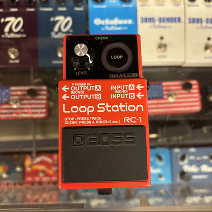 Boss RC-1 Loop Station 2014 - Present - Red