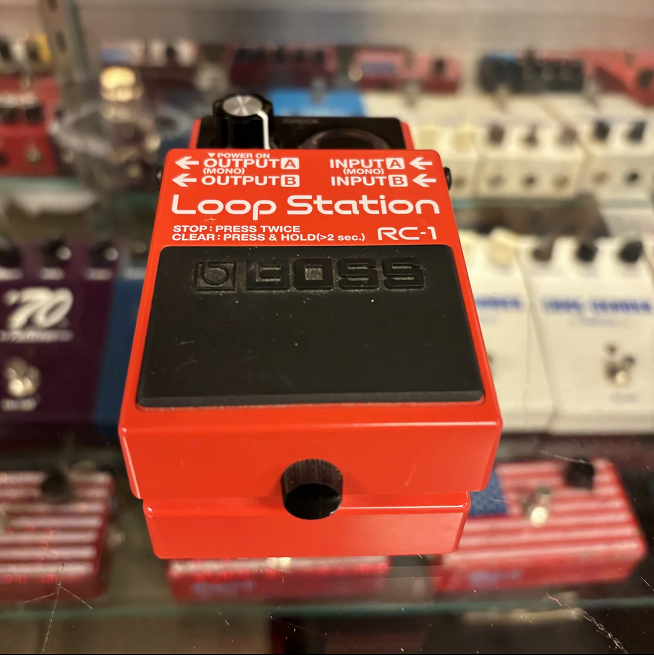 Boss RC-1 Loop Station 2014 - Present - Red