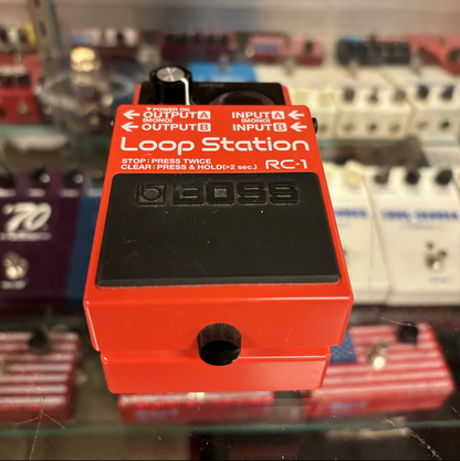 Boss RC-1 Loop Station 2014 - Present - Red