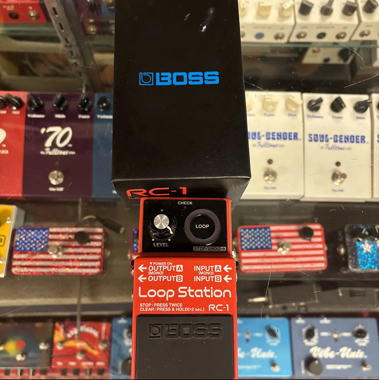 Boss RC-1 Loop Station 2014 - Present - Red