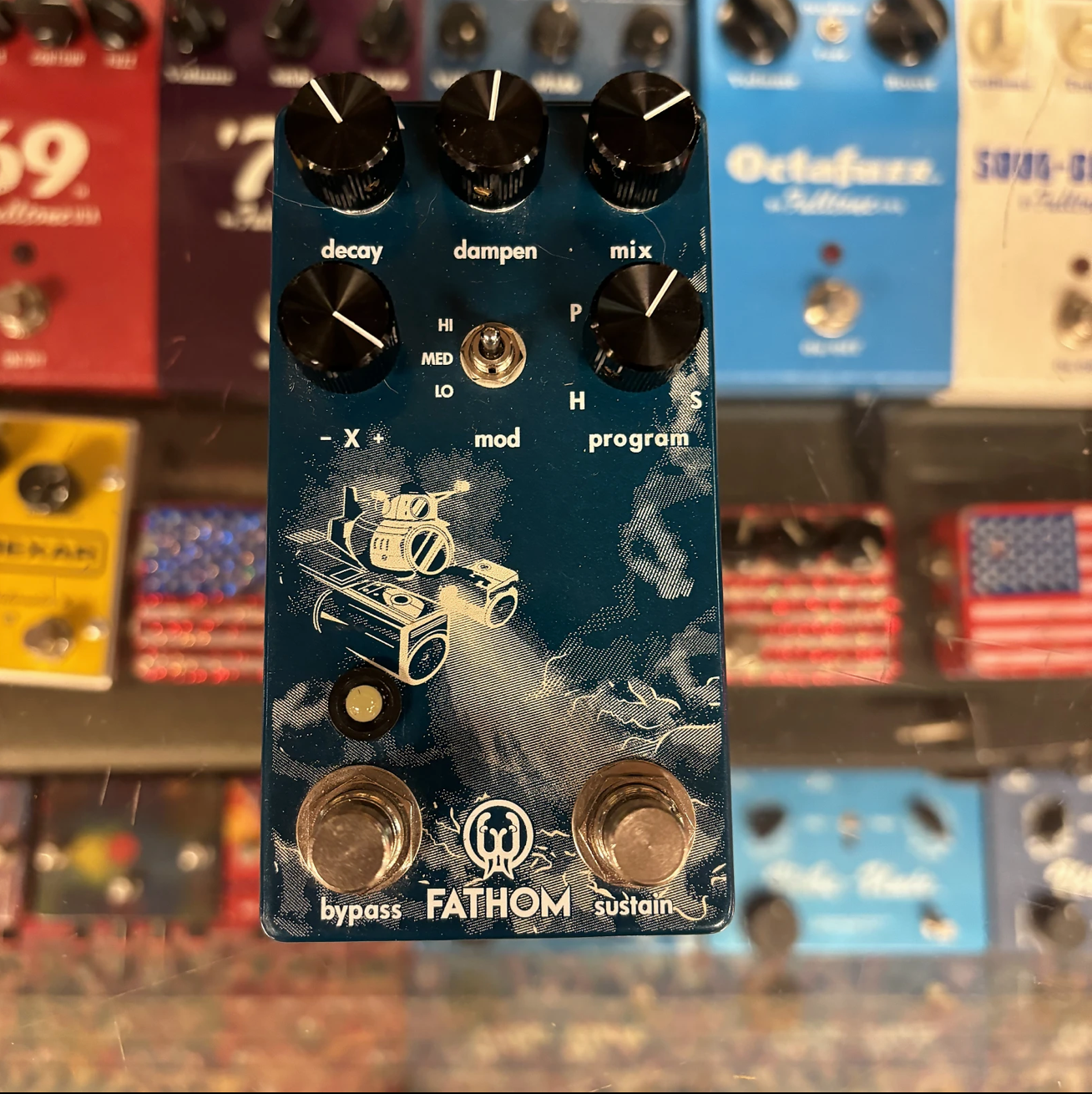 Walrus Audio Fathom Multi-Function Reverb Blue