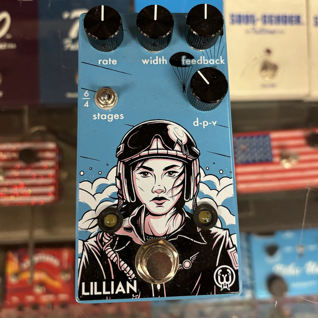 Walrus Audio Lillian Multi-Stage Analog Phaser Blue