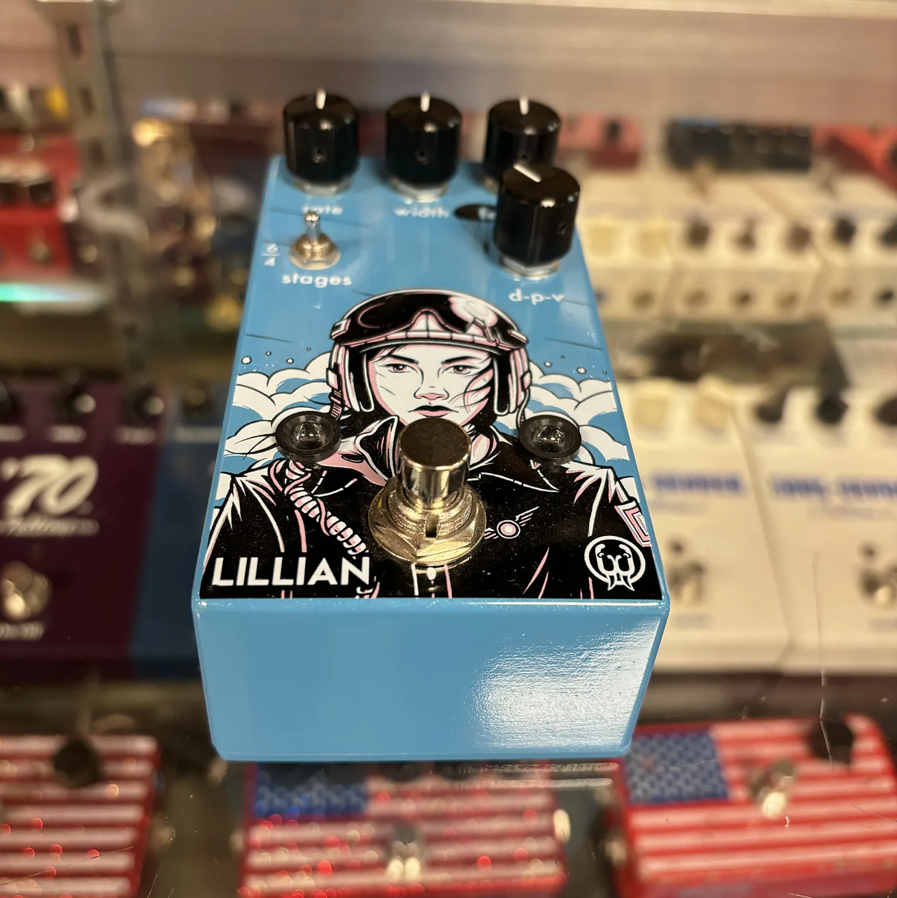 Walrus Audio Lillian Multi-Stage Analog Phaser Blue