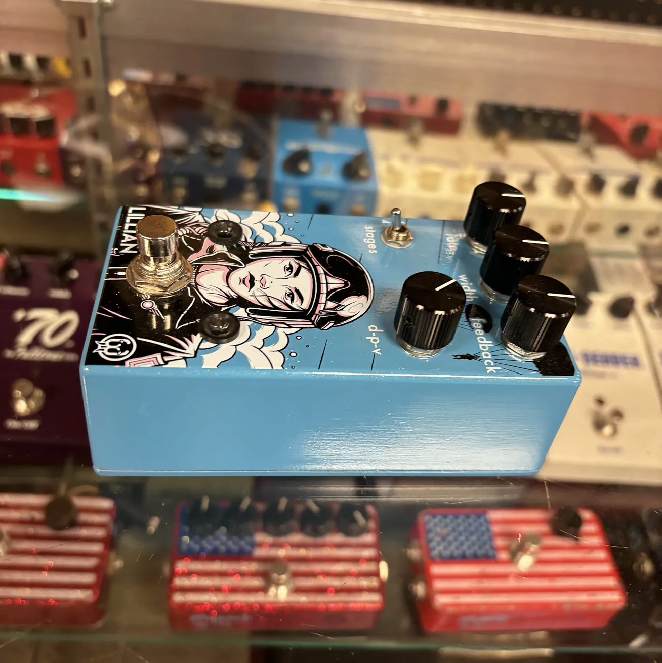 Walrus Audio Lillian Multi-Stage Analog Phaser Blue