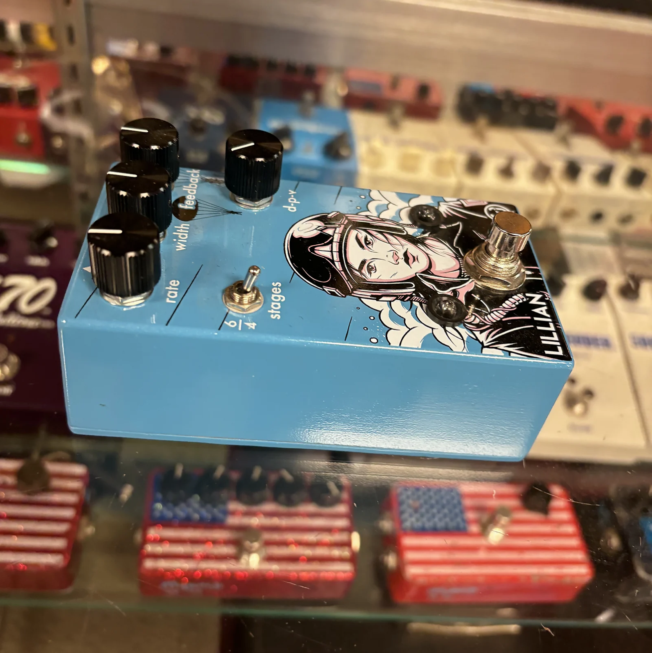 Walrus Audio Lillian Multi-Stage Analog Phaser Blue