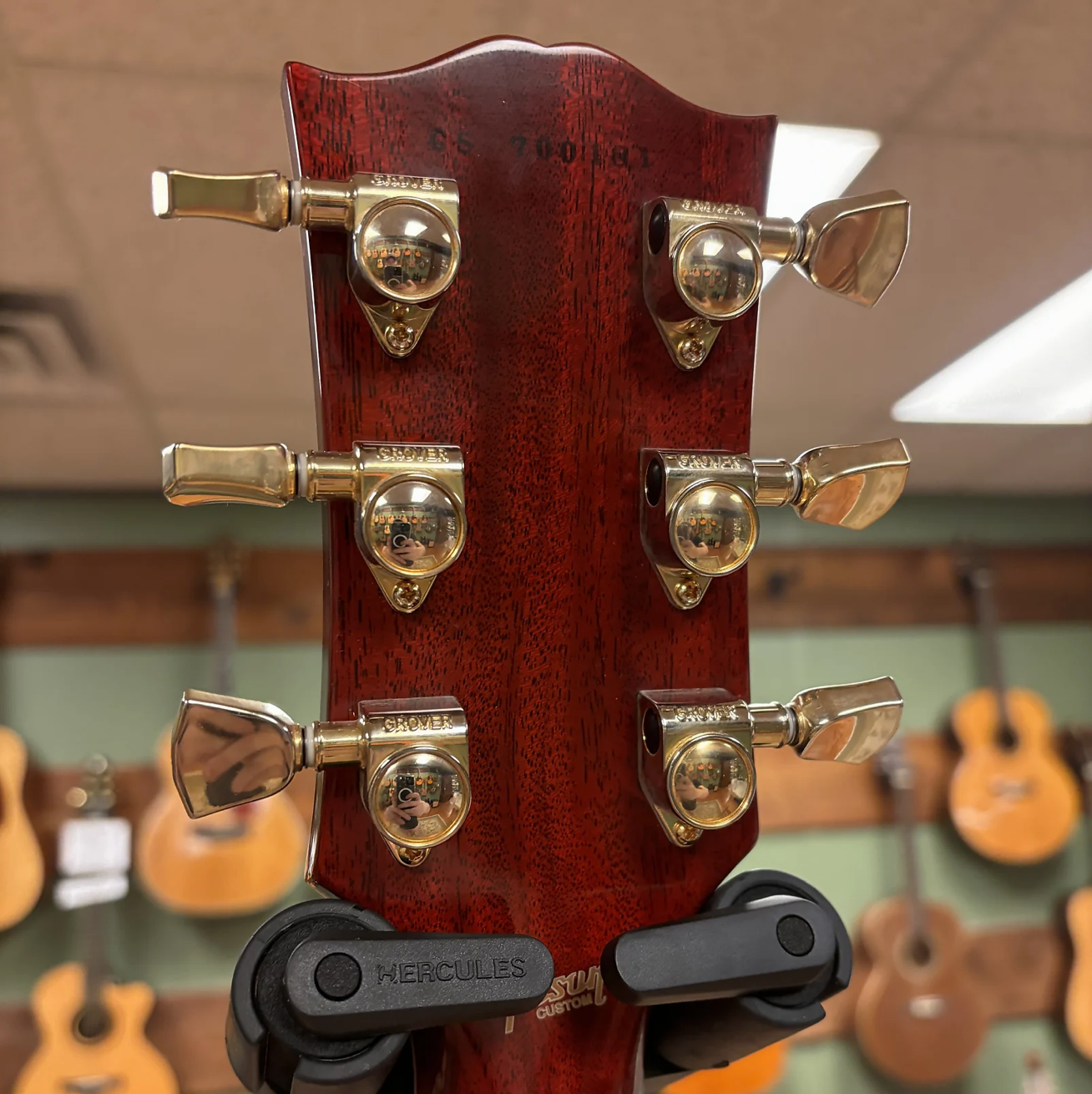 2017 Gibson Custom Shop Les Paul Custom AAA Quilt Top Red Tiger